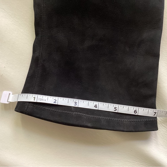 Fendi Black Suede Kitten Heel Over-the-Knee Boots SZ 8.5/38.5 - Picture 16 of 16